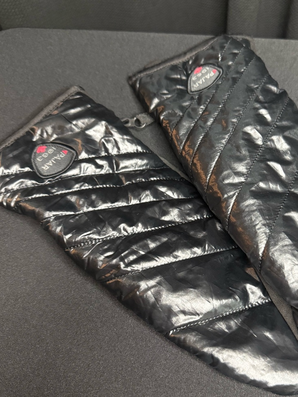 Pajar Black Quilted Women's Mittens